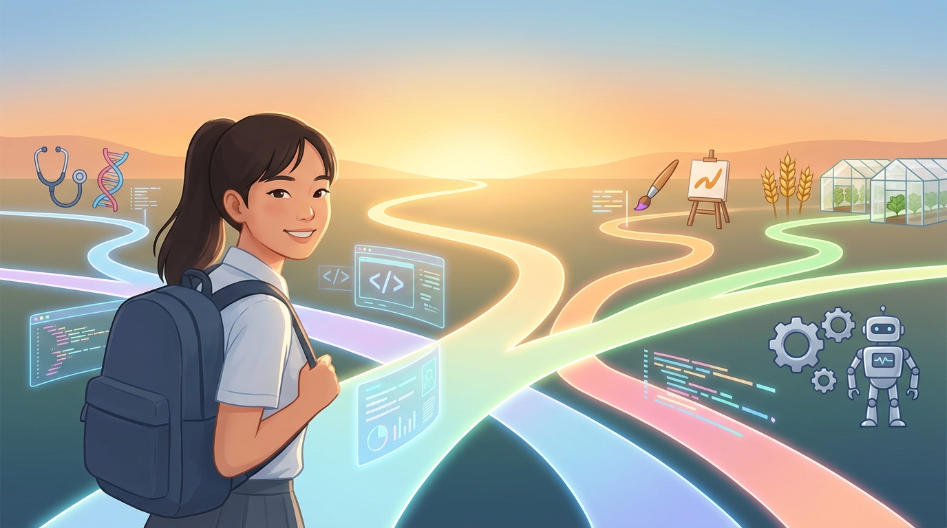 在 AI 時代成長: 給高中生的五個建議